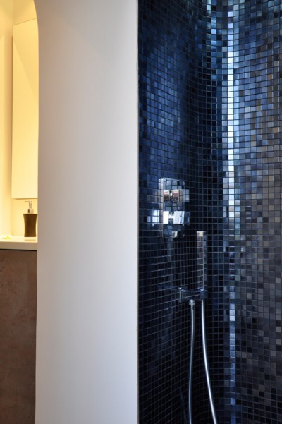 Photos sur le thème « douche » : idéesmaison.com Salle de bain mosaique noir