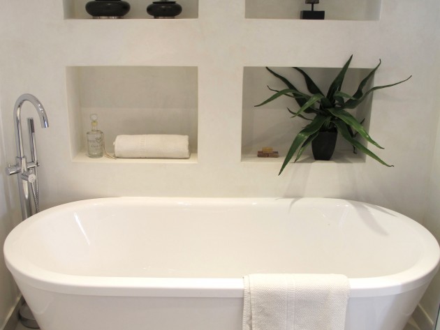 Salle de bain avec baignoire en ilot – salle de bains inspiration ... Fonte inspiration Baignoires