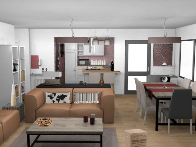 Salon sejour moderne ~ tazmik.com for . Les salons modernes de coin