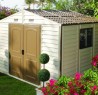 Abri de jardin en pvc