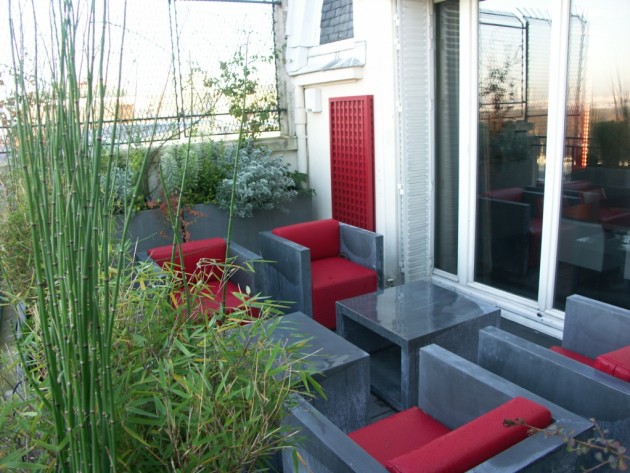 Aménagement terrasse avec mobilier outdoor