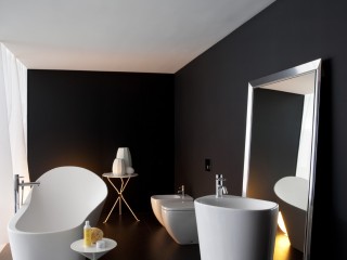 Baignoire en îlot asymétrique