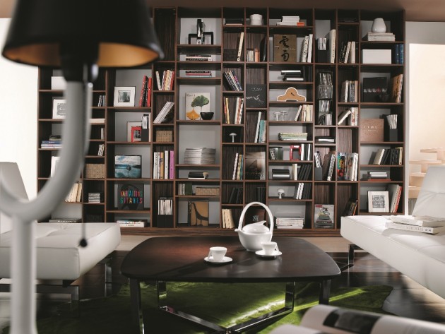 Bibliothèque en bois 