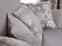 Canapé en tissu gris
