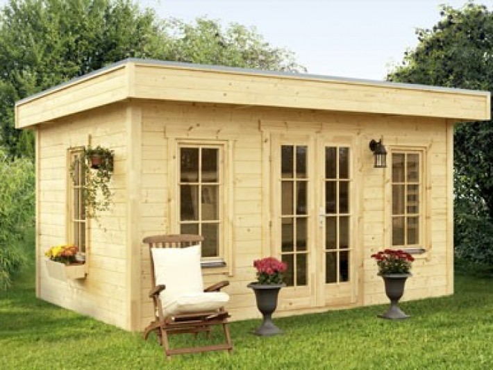 Chalet en bois de jardin