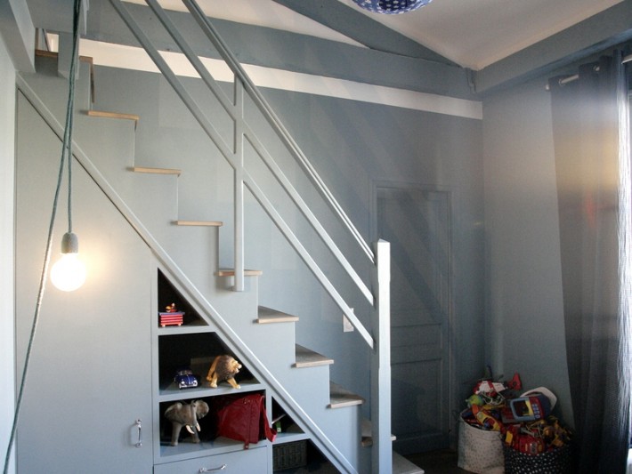 Chambre enfant avec mezzanine