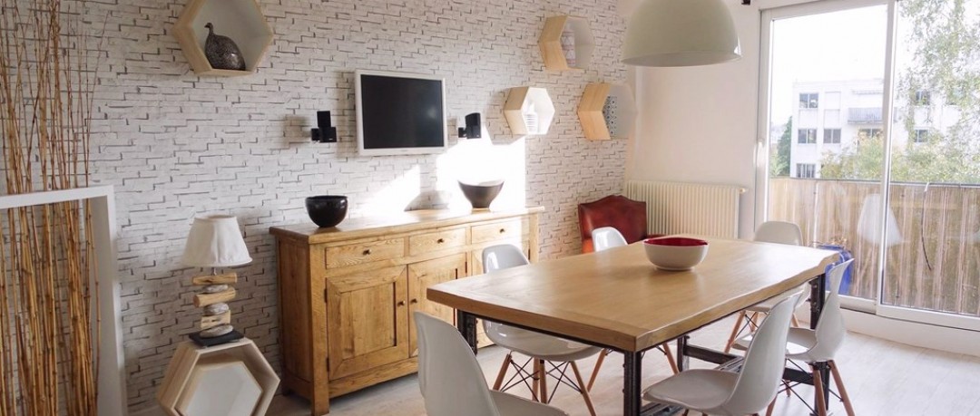 Cuisine/ Salle à manger indus-scandinave