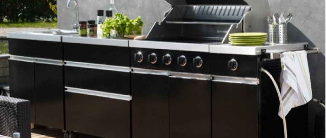 Cuisine d'été extérieure