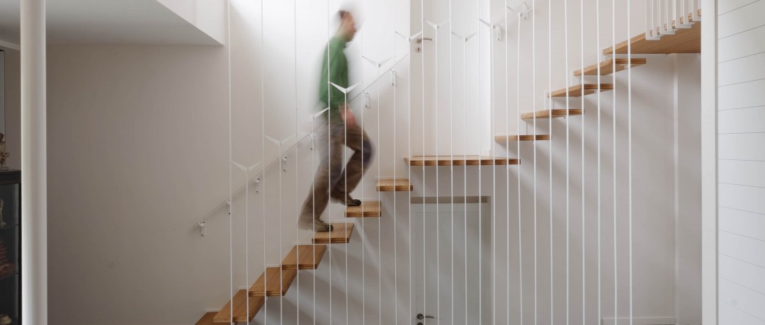 Escalier à claire voie