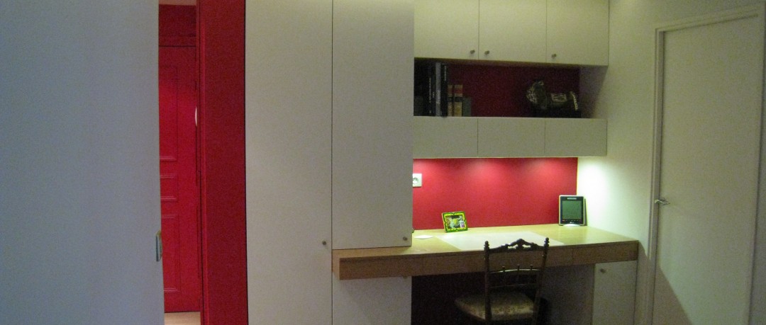 Espace bureau avec rangements