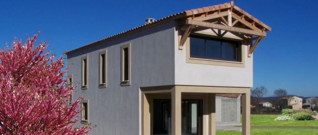 Extérieur de la maison façade Ouest