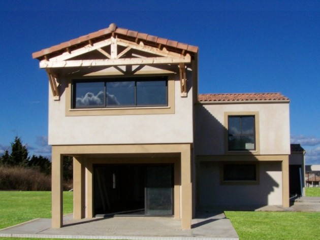 Extérieur de la maison façade Sud