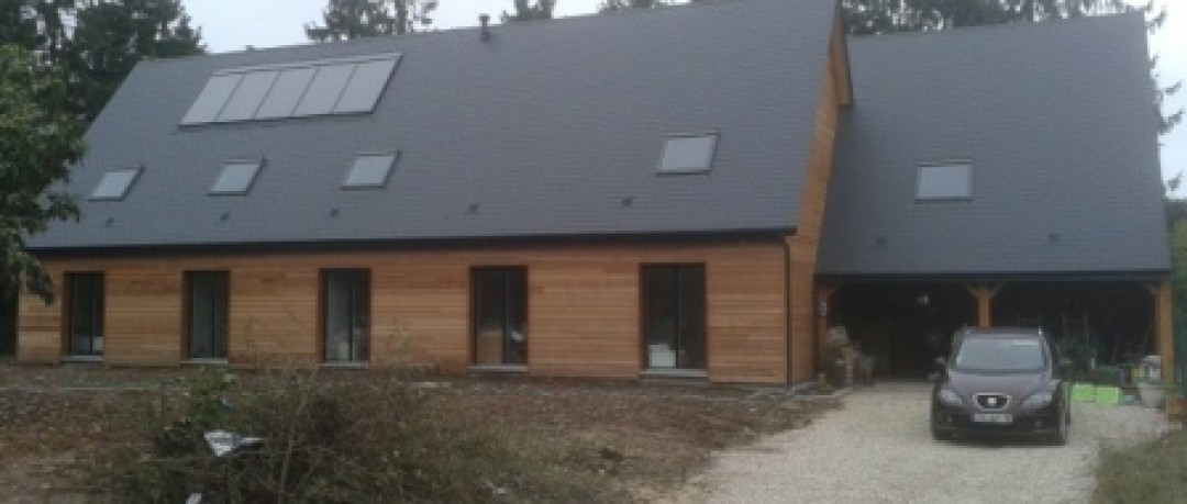 Façade maison bois