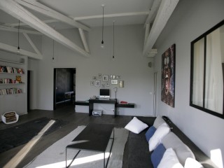 Grand séjour avec bureau