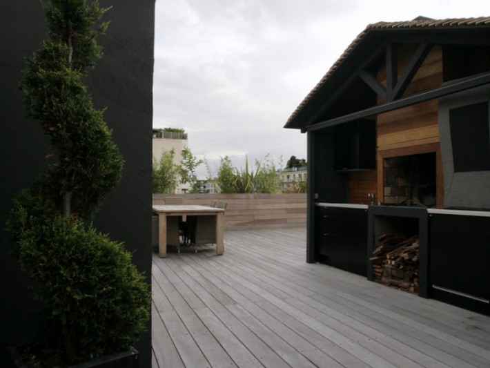 Grande terrasse en bois