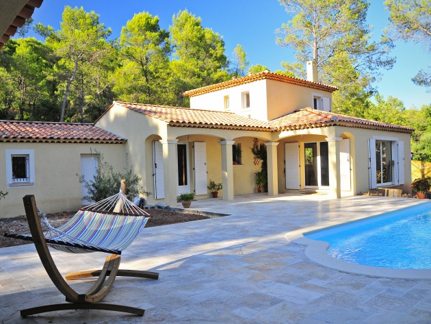 Hamac terrasse d'une maison individuelle