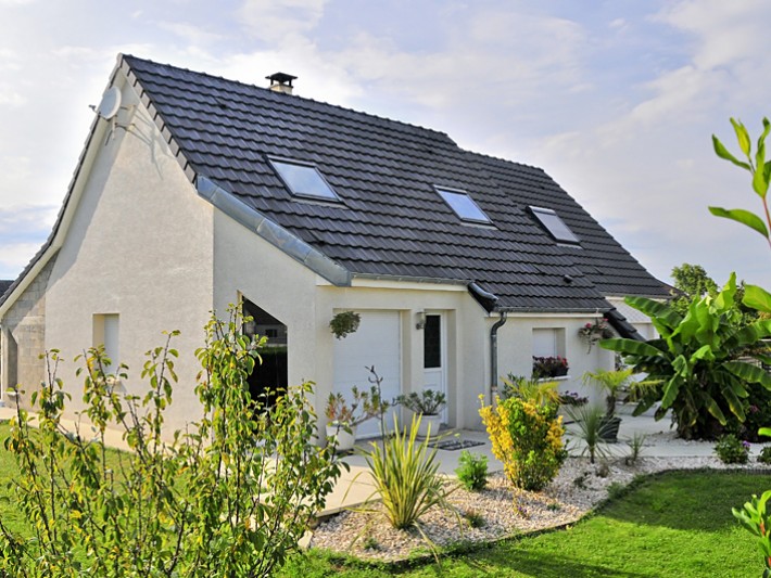 Jardin d'une maison individuelle