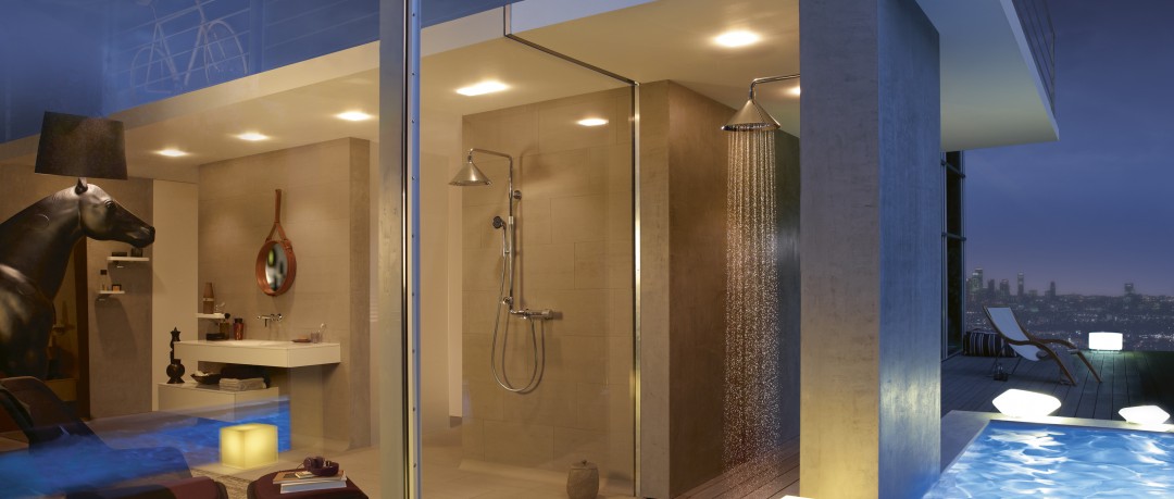 LampShower pour piscine extérieur