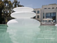 Lampe flottante piscine