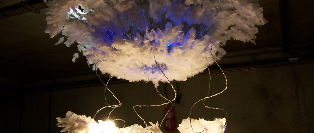 Lustre en plumes PASSILFLORA