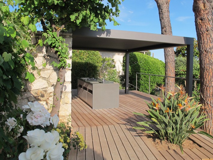 Pergola en métal - lame orientable