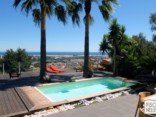 Piscine bois rectangulaire