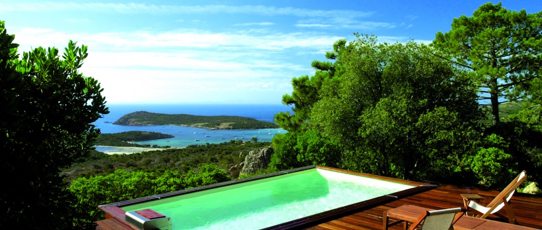 Piscine terrasse bois