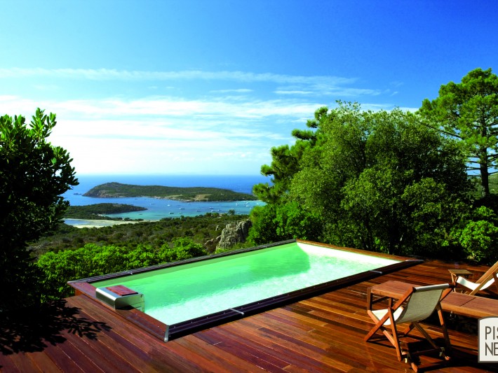 Piscine terrasse bois