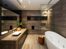 Salle de bain en bois