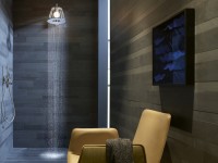 Salle de bain moderne avec Lampshower