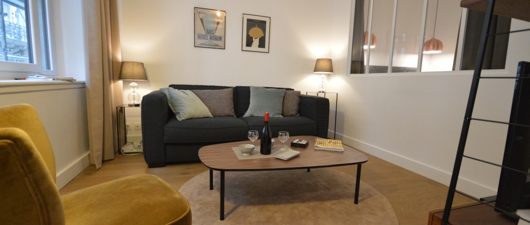 Studio art déco coeur de Paris