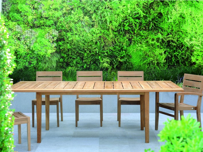 Table de jardin en teck : un classique revisité 