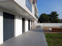 Terrasse en carrelage