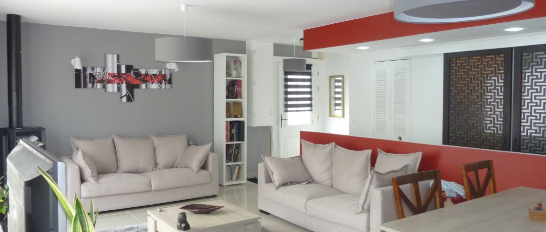 Transformation d'un séjour moderne