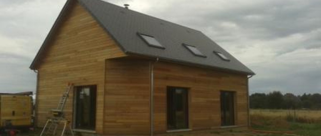 maison construite en ossature bois