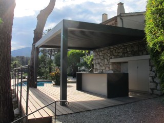 pergola en métal étanche