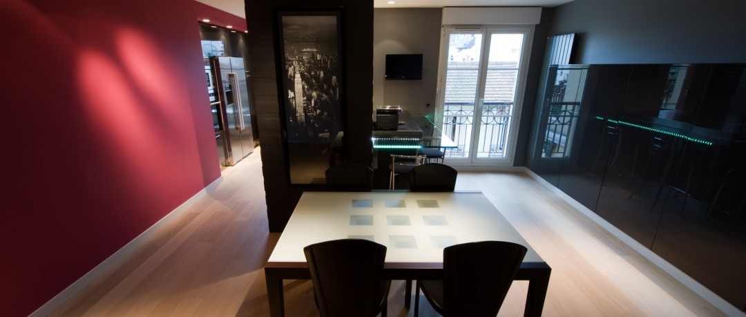 salle à mangé cuisine ouverte