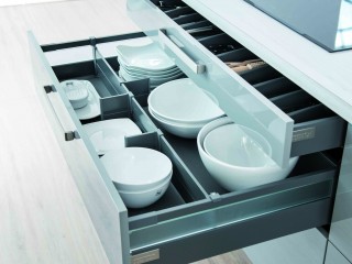tiroir de rangement pour couvert et vaisselle