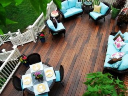 Terrasse en bois composite