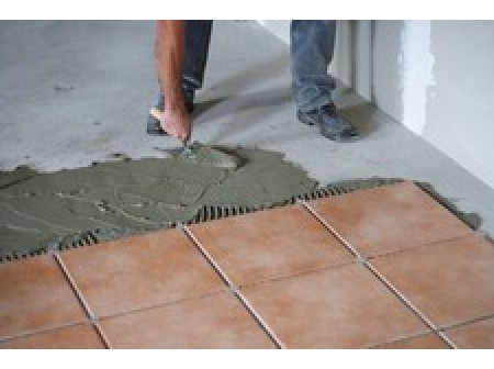 Carrelage en diagonale