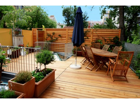 Toiture terrasse en bois