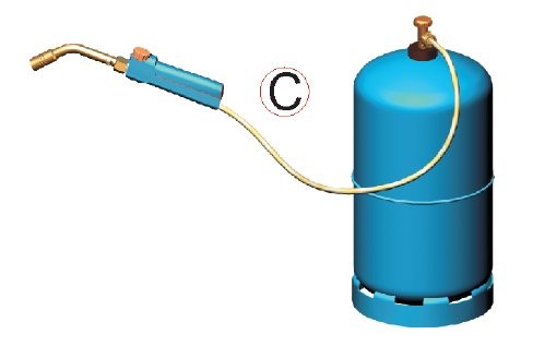 Kit Chalumeau 1950°C pour brasure et soudure cuivre